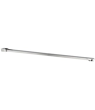 CREAVIT Stabilisatiestang Chroom 60 - 120cm Muursteun Douchewand Uitschuifbaar