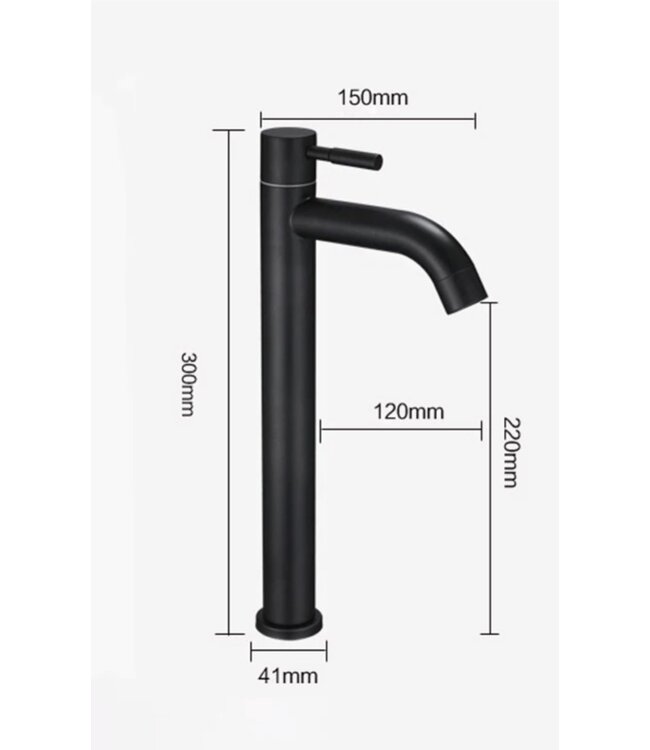 SANI-SUPPLY SaniPro Parro Mini Toilet Fonteinset Zwart Mat Solid surface Planchet met handdoekhouder en waskom Kraan met draaiknop Pushup en Sifon 40x22x8cm