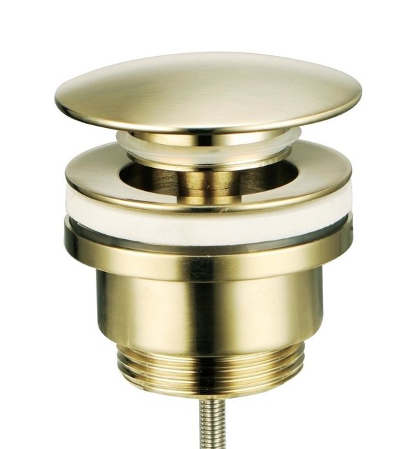 SaniPro Parro Mini toilet fonteinset Inbouw Geborsteld Goud solid surface Planchet Handoekhouder Waskom kraan inbouw sifon en waste