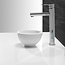 Waskom Mini Rond Mat Wit Opbouw 20x20x11cm Solid Surface