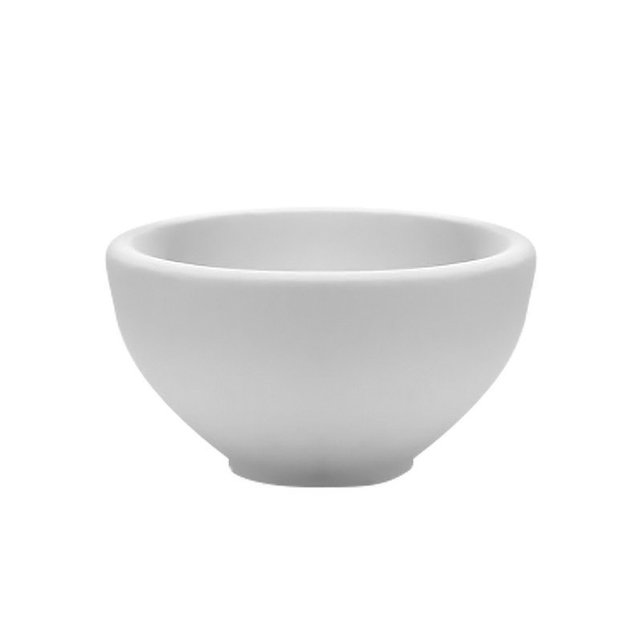 Waskom Mini Rond Mat Wit Opbouw 20x20x11cm Solid Surface Waskom Mini Rond Mat Wit Opbouw 20x20x11cm Solid Surface