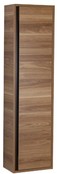 Badkamerkast Verti Hangend 130x32x35cm 1 Deur Walnoot Softclose Greeploos