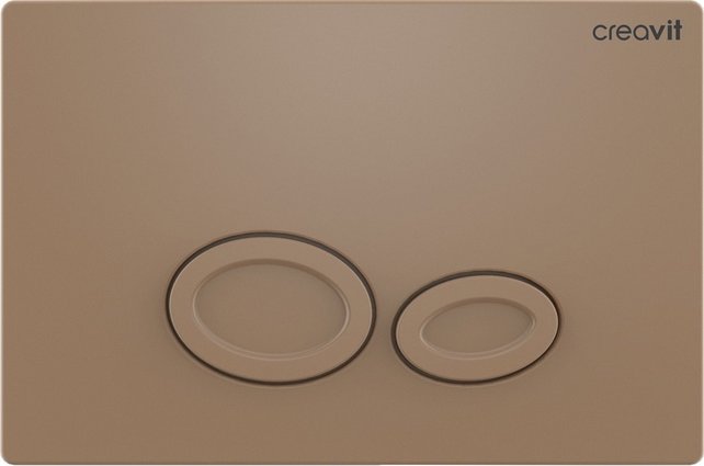Bedieningspaneel Mat Cappuccino Creavit GP2002.06 Drukplaat Bedieningspaneel Mat Cappuccino Creavit GP2002.06 Drukplaat