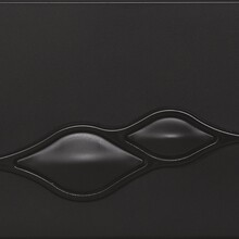 Bedieningspaneel Ufo Mat Zwart GP1002.01 Creavit Drukplaat