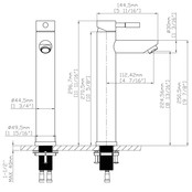 Wastafelkraan Mat Zwart Eva Opbouw Hoog Rond RVS 1 Greeps 30cm Wastafelkraan Mat Zwart Eva Opbouw Hoog Rond RVS 1 Greeps 30cm