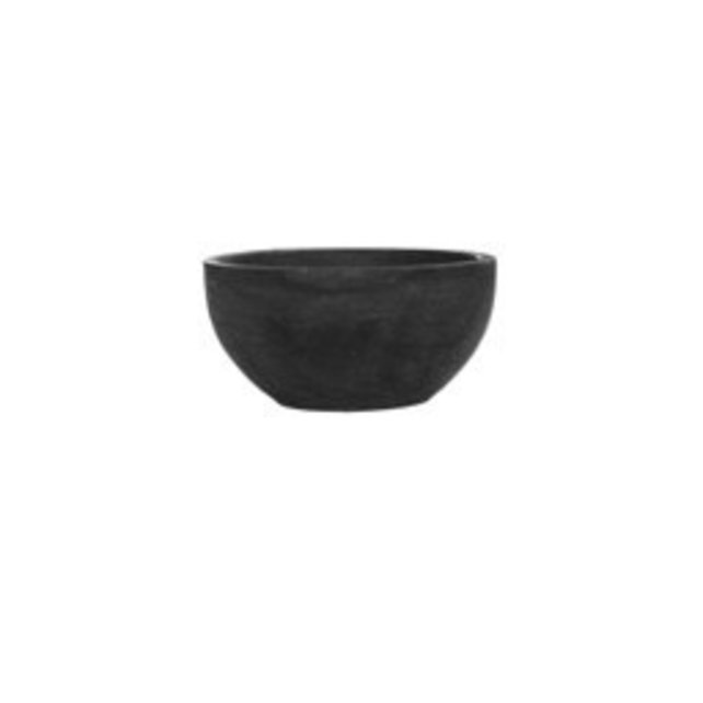 Waskom Mini Parro 20x10cm Natuursteen Rond Opbouw Antraciet