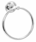 Handdoekring Livera Rond Messing Chroom