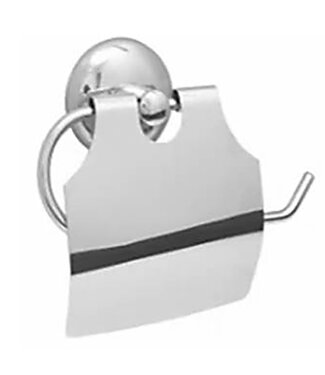 CREAVIT Toiletrolhouder Livera 14x11cm Messing Chroom