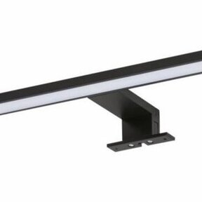 Spiegelverlichting Mat Zwart Led 30cm Aluminium Opbouw met transformator
