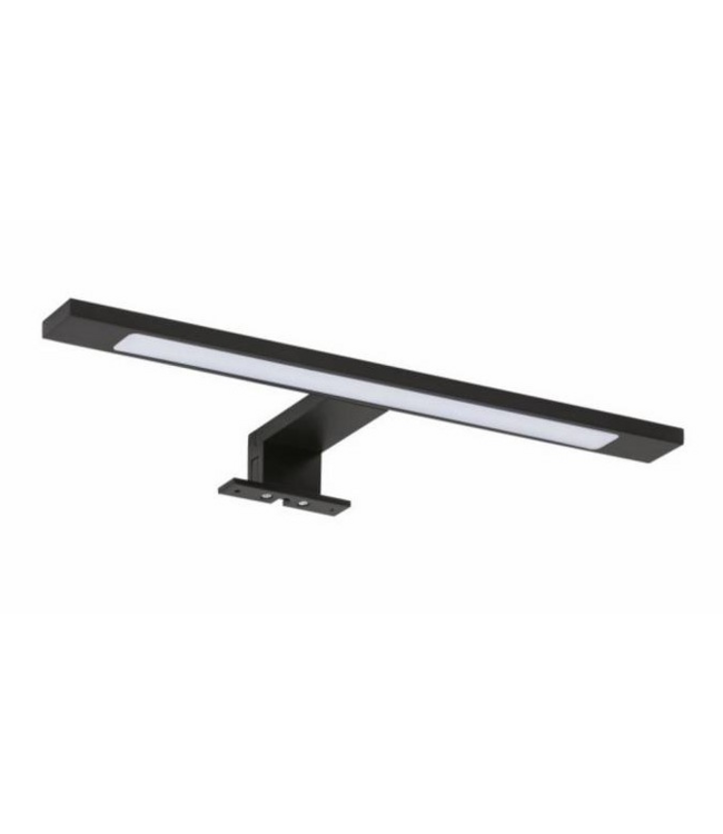 Spiegelverlichting Mat Zwart Led 30cm Aluminium Opbouw met transformator