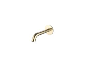 Baduitloop Effeze 17,6cm Goud Geborsteld Messing Inbouw rond