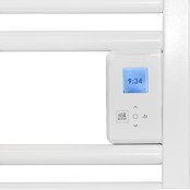 Handdoekradiator Elektrisch Dahlia Wit 1837x550mm 2000 Watt digitale thermostaat programmeerbaar en blower (RAL9016) Handdoekradiator Elektrisch Dahlia Wit 1837x550mm 2000 Watt digitale thermostaat programmeerbaar en blower (RAL9016)