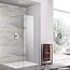 FABRIECIO Inloopdouche Verona 90x200cm Chroom Profiel Easy Clean 8mm Veiligheidsglas Nano-Coating