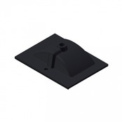 Wastafel Parijs 60x46x3cm Mat Zwart met Kraangat Keramiek Wastafel Parijs 60x46x3cm Mat Zwart met Kraangat Keramiek