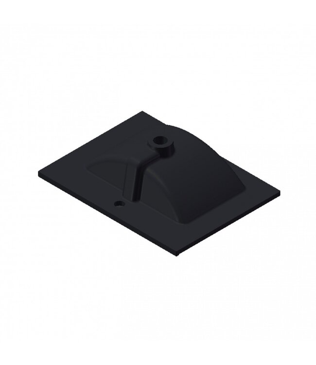 Wastafel Parijs 60x46x3cm Mat Zwart met Kraangat Keramiek