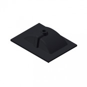 Wastafel Parijs 60x46x3cm Mat Zwart zonder kraangat Keramiek