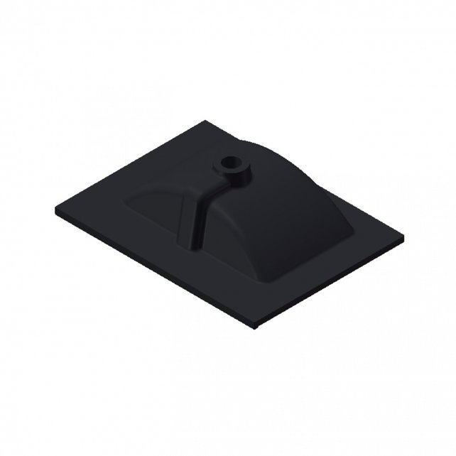 Wastafel Parijs 60x46x3cm Mat Zwart zonder kraangat Keramiek