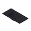 Fabriecio Wastafelblad Parijs 90cm Mat Zwart met Kraangat 90x46x3cm Keramiek
