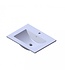 Wastafel Parijs 60x46x3cm Wit Hoogglans met Kraangat Keramiek