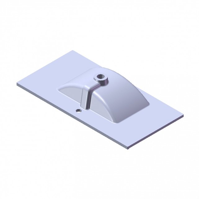 Wastafel Parijs 90x46x3cm Wit Hoogglans met kraangat Keramiek