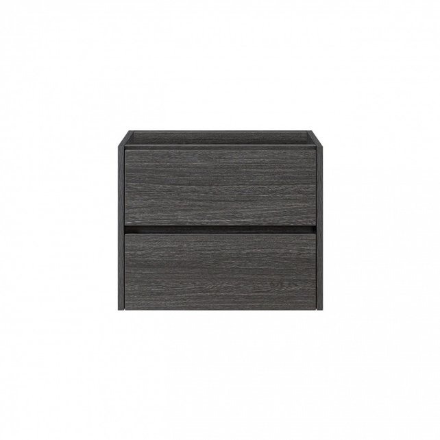 Badkamermeubel Onderkast Dahlia Grijs 60x46x48cm 2 lades softclose