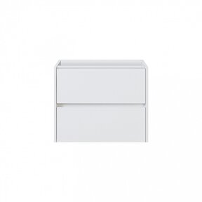 Badkamermeubel Onderkast Dahlia Wit 60x46x48cm 2 lades softclose