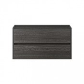 Badkamermeubel Onderkast Dahlia Grijs 90x46x48cm 2 lades softclose