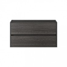 Badkamermeubel Onderkast Dahlia Grijs 90x46x48cm 2 lades softclose
