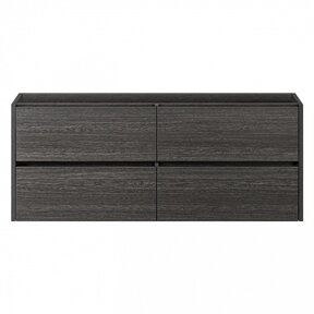 Badkamermeubel Onderkast Dahlia Grijs 120x46x48cm 4 lades softclose