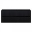 FABRIECIO Badkamermeubel Onderkast Dahlia Diamond 120x45x48cm Zwart 4-lades softclose