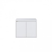 Badkamermeubel Dahlia Wit 60x55x50cm Topblad Zonder Kraangat Hangend Greeploos 1 kast Softclose