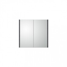 Spiegelkast Dahlia Grijs 60x58x15cm 2-deurs met legplanken