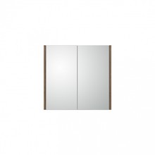 Spiegelkast Dahlia Havanna Wood 60x60cm 2 deurs met legplanken