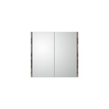 Spiegelkast dahlia stone 60x58cm Betonlook Spiegelkas twee deurs