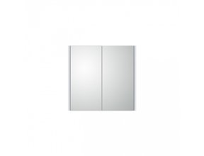 Spiegelkast Dahlia Wit 60x60x15cm 2-deurs met legplanken