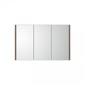 Spiegelkast Dahlia Havanna Wood 90x60cm 3 deurs met legplanken