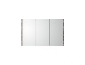 Spiegelkast Dahlia Stone 90x58cm Driedeurs Kast Betonlook