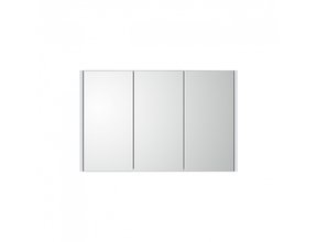 Spiegelkast Dahlia Wit 90x60x15cm 3 deurs met legplanken