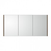 Spiegelkast Dahlia Havanna Wood 120x60cm 3 deurs met legplanken Spiegelkast Dahlia Havanna Wood 120x60cm 3 deurs met legplanken