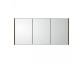 Spiegelkast Dahlia Havanna Wood 120x60cm 3 deurs met legplanken
