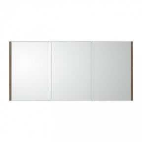 Spiegelkast Dahlia Havanna Wood 120x60cm 3 deurs met legplanken