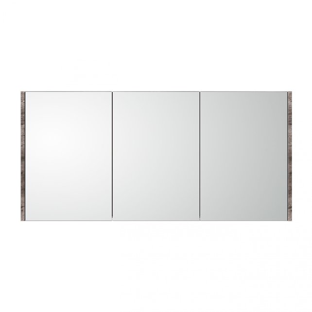 Spiegelkast Dahlia Stone 120x60cm 3 deurs beton grijs