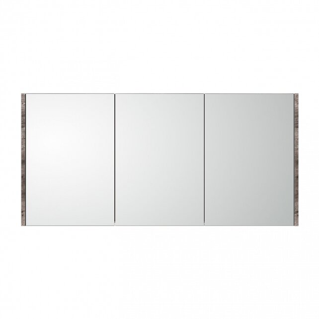 Spiegelkast Dahlia Stone 120x60cm 3 deurs beton grijs