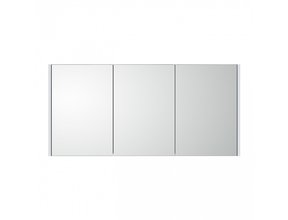 Spiegelkast Dahlia Wit 120x60x15cm 3 deurs met legplanken