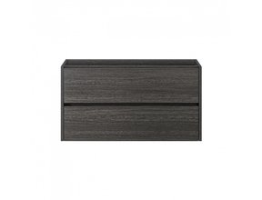 Badkamermeubel Onderkast Dahlia Grijs 80x46x48cm 2 lades softclose