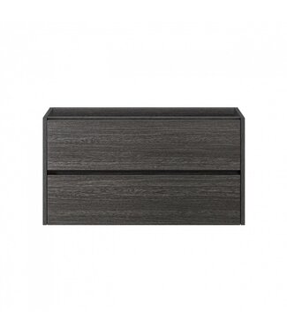 FABRIECIO Badkamermeubel Onderkast Dahlia Grijs 80x46x48cm 2 lades softclose