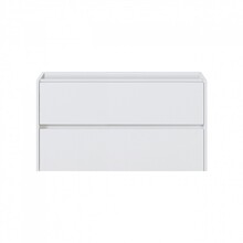 Badkamermeubel Onderkast Dahlia Wit 80x46x48cm 2 lades softclose