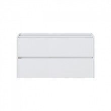 Badkamermeubel Onderkast Dahlia Wit 80x46x48cm 2 lades softclose