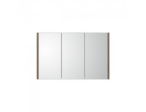 Spiegelkast Dahlia Havanna Wood 80x60cm 3 deurs met legplanken