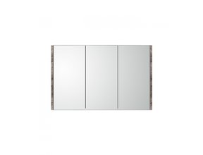 Spiegelkast Dahlia Stone 80x58cm driedelig deuren Betonlook